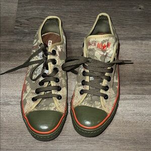 CONVERSE Chuck Taylors low Shoes "CT Conversations" - Mens Size 7 - Olive Green